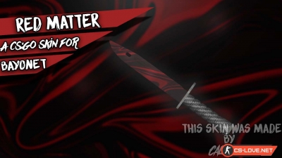 Скачать модель Bayonet "Red Matter" для CS:GO