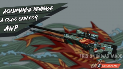 Скачать модель AWP "Aquamarine Revenge" для CS:GO