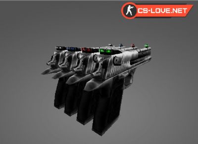 Скачать модель оружия Glowing Deagle для CS 1.6