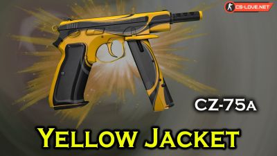 Скачать модель оружия CZ75-Auto Yellow Jacket для CS 1.6