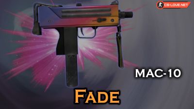 Скачать модель оружия MAC-10 Fade для CS 1.6