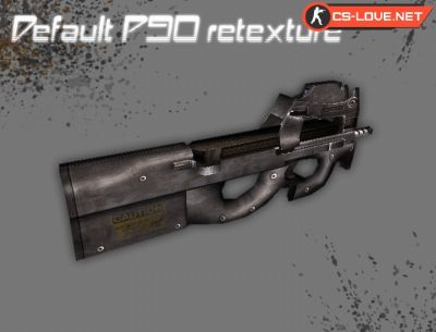 Скачать модель оружия P90 Retexture для CS 1.6