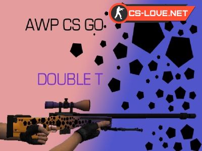 Скачать модель оружия AWP Double T для CS 1.6