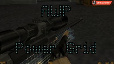 Скачать модель оружия AWP Power Grid для CS 1.6