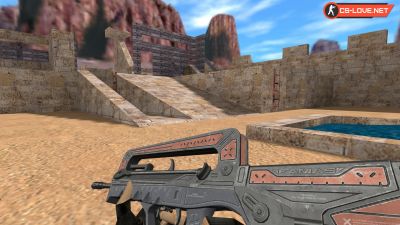Скачать модель оружия HD Famas Venice для CS 1.6