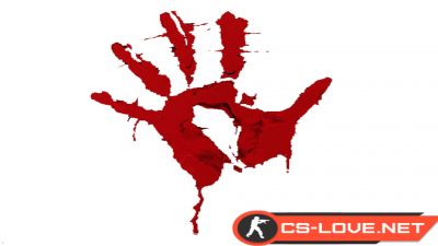 Скачать логотип Кровавая рука для CS 1.6