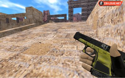 Скачать модель оружия HD Glock Colony для CS 1.6