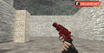 Скачать модель оружия HD R8 Revolver Crimson Web для CS 1.6