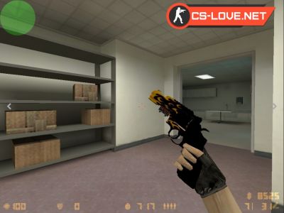 Скачать модель оружия HD R8 Revolver Blaze (Пламя) для CS 1.6