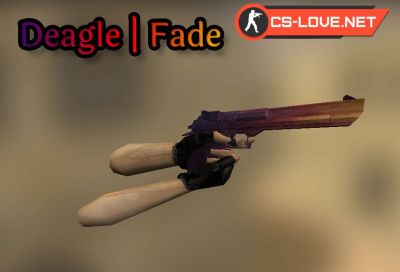Скачать модель оружия Deagle Fade для CS 1.6