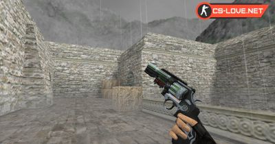 Скачать модель оружия HD R8 Revolver Alien для CS 1.6