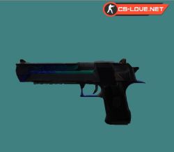 Модель оружия HD Deagle Overcharged Blue для КС 1.6 - Изображение №21