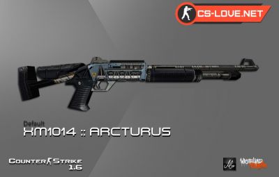 Скачать модель оружия XM1014 Arcturus для CS 1.6