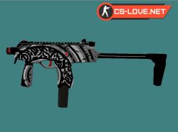 Скачать модель оружия HD MP9 Calligraphy для КС 1.6 - Изображение №20