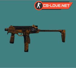 Модель оружия HD MP9 Colony 01 Orange для КС 1.6 - Изображение №20