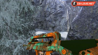 Скачать модель оружия HD Famas Toxic для CS 1.6