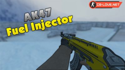 Скачать модель оружия AK-47 Fuel Injector для CS 1.6