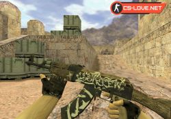 Модель оружия HD AK-47 Wasteland Rebel для КС 1.6 - Изображение №20