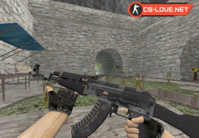 Скачать модель оружия HD AK-47 Elite Build для CS 1.6