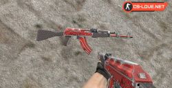 Скачать модель оружия HD AK-47 Ruby для КС 1.6 - Изображение №21