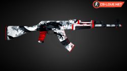 Модель оружия HD AK-47 WarZilla Red Rage для КС 1.6 - Изображение №21