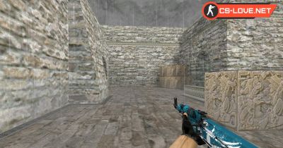 Скачать модель оружия AK-47 Graphics Light (стандарт) для CS 1.6
