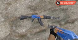 Скачать модель оружия HD AK-47 Stainless для КС 1.6 - Изображение №21