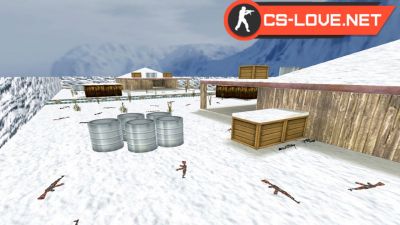 Скачать карту aim_snow для CS 1.6