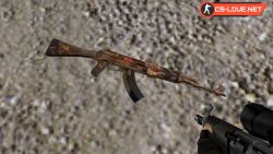 Скачать модель оружия HD AK-47 Biker для КС 1.6 - Изображение №21