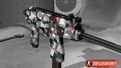 Скачать модель оружия MP9 "RUBY & DIAMOND" для CSGO