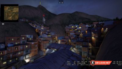 Скачать карту "de_favela_rio_go_night" для CSGO