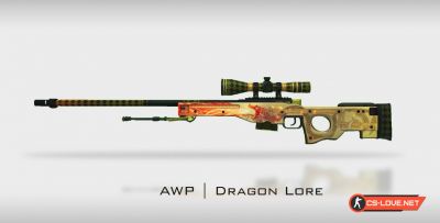 Скачать модель оружия AWP "AWP | Dragon Lore" для CSGO