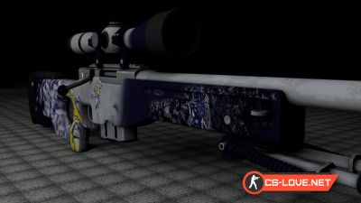 Скачать модель оружия AWP "AWP | Black Shadow" для CSGO