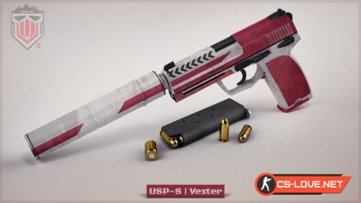 Скачать модель оружия USP "USP-S | Vexter" для CSGO