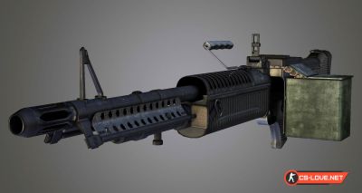 Скачать модель оружия M249 "M60" для CSGO