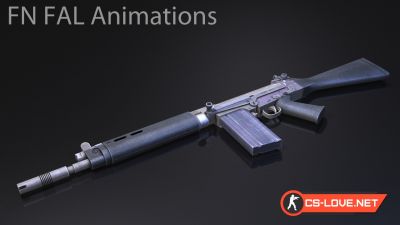 Скачать модель оружия Galil "FN FAL Animations" для CSGO