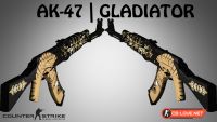 Скачать модель оружия АК-47 "AK-47 | GLADIATOR" для CSGO - Изображение №22