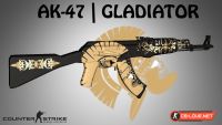 Скачать модель оружия АК-47 "AK-47 | GLADIATOR" для CSGO - Изображение №23