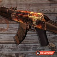 Скачать модель оружия АК-47 "AK-47 | Outlaw" для CSGO - Изображение №17