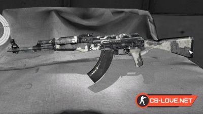 Скачать модель оружия АК-47 "Worn-out AK47" для CSGO