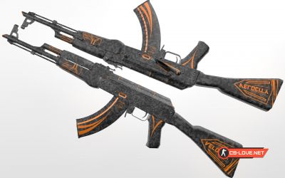 Скачать модель оружия АК-47 "AK 47: Velocity" для CSGO