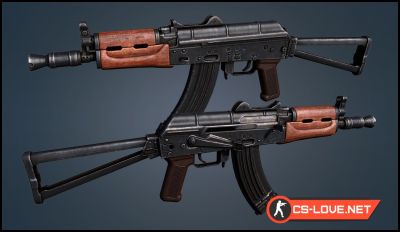 Скачать модель оружия АК-47 "AKS-74U" для CSGO