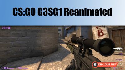 Скачать модель оружия G3/SG1 "CS:GO G3SG1 Re-animated" для CSGO