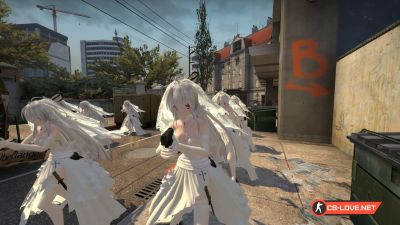Скачать модель игрока "Haku Wedding Dress" для CSGO