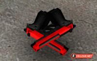 Скачать модель оружия Dual Elites "Kitty's Default Blood Red & Black Elites" для CSS - Изображение №18