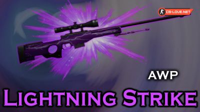 Скачать модель оружия AWP "Awp l Lightning Strike [Sport Gloves]" для CSS