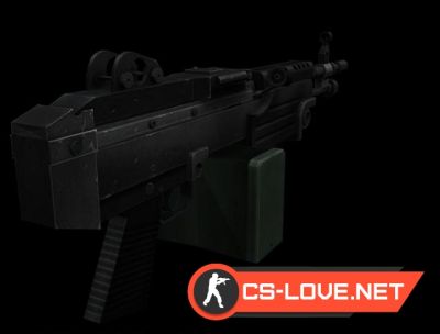 Скачать модель оружия M249 "HD m249" для CSS