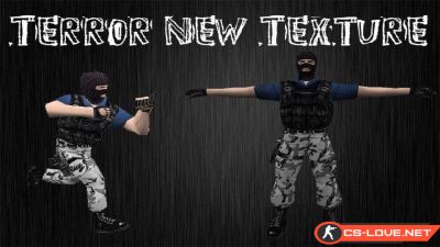 Скачать модель Terror (T) «New Texture» для CS 1.6