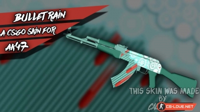Скачать модель AK-47 "Bullet Rain" для CS:GO