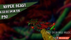 Скачать модель P90 "Hyper Beast" для КС:ГО - Изображение №16
